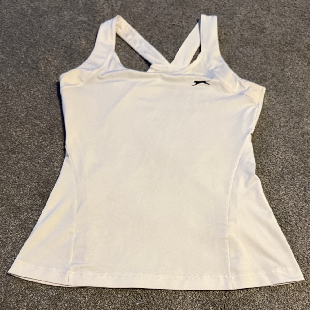 Lacoste Women's White Tank Top